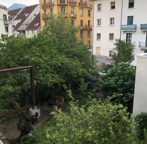 Charming Quiet Big Flat Surrounding Gardens Apartament Grenoble